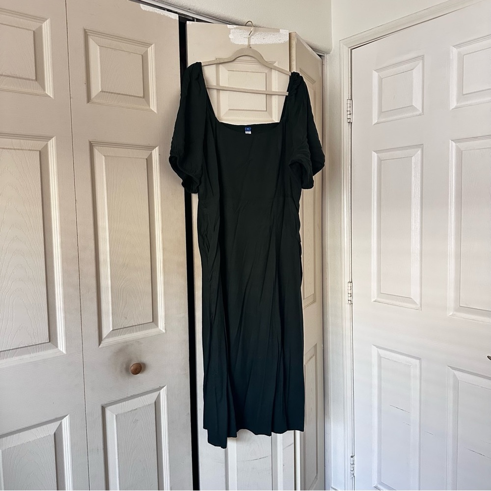 Old Navy Dark Green Midi Dress
